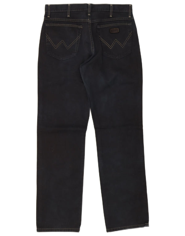 Wrangler Vaqueros rectos Texas para hombre W33 L32 Algodón azul marino