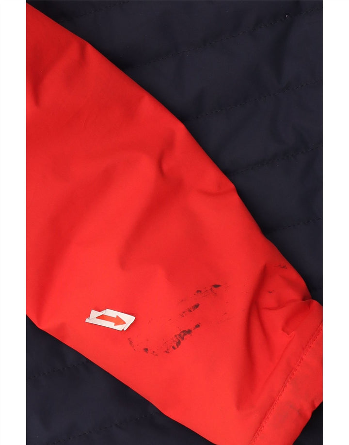 Ellesse Chaqueta acolchada con capucha para niño 10-11 años Poliéster color block rojo