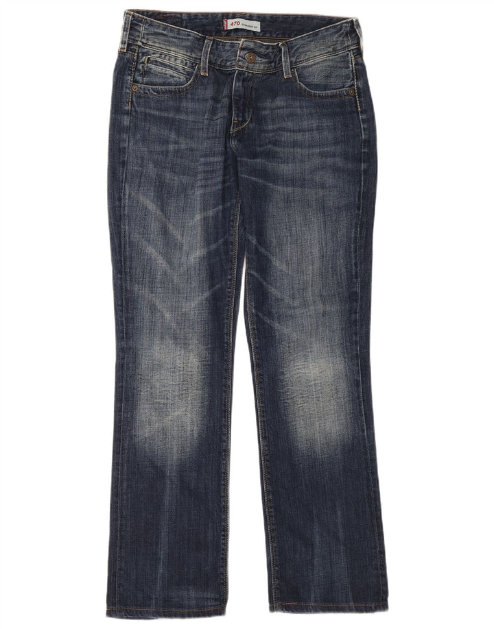 Vaqueros Levi's Mujer 470 Rectos W31 L34 Algodón Azul