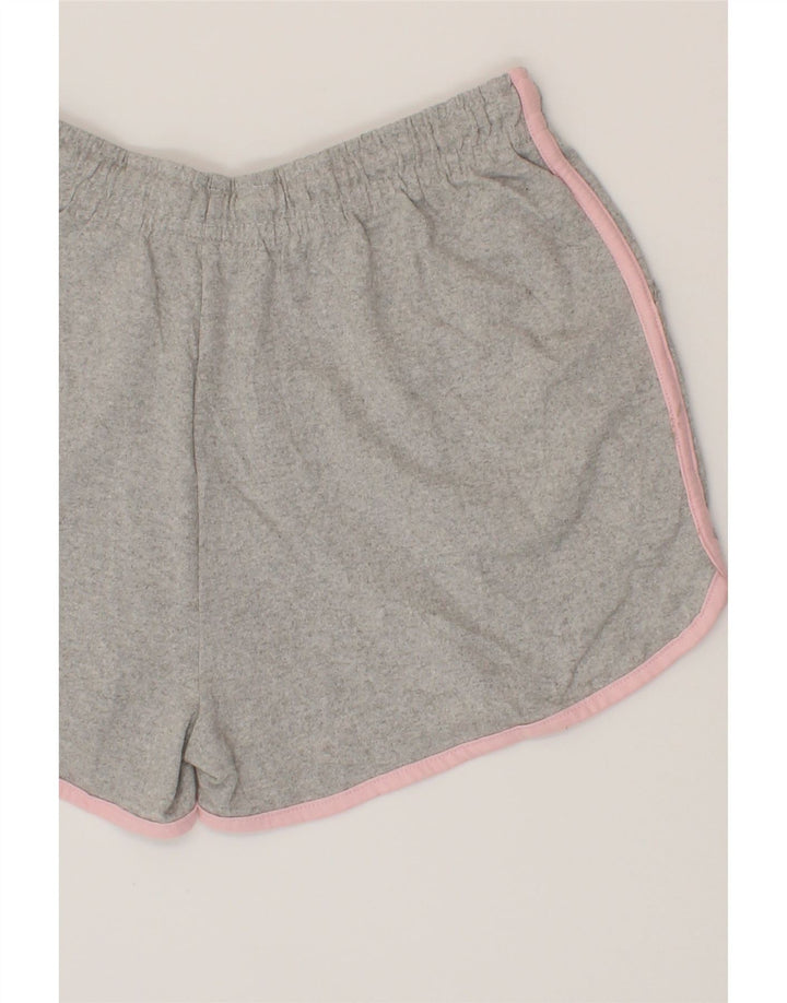 SUPERGA Womens Sport Shorts UK 10 Small  Grey Cotton Vintage Superga and Second-Hand Superga from Messina Hembry 