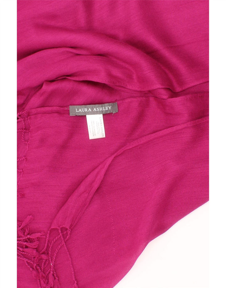 Laura Ashley Bufanda Rectángulo para Mujer Talla única Viscosa Rosa
