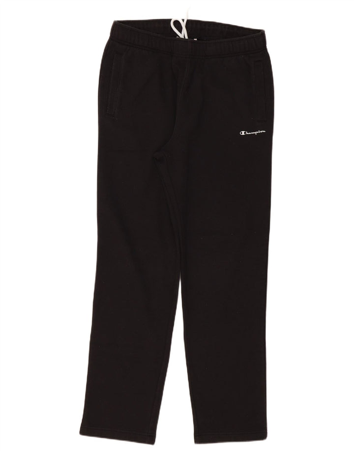 Champion Pantalón De Chándal Para Hombre Grande Negro Algodón