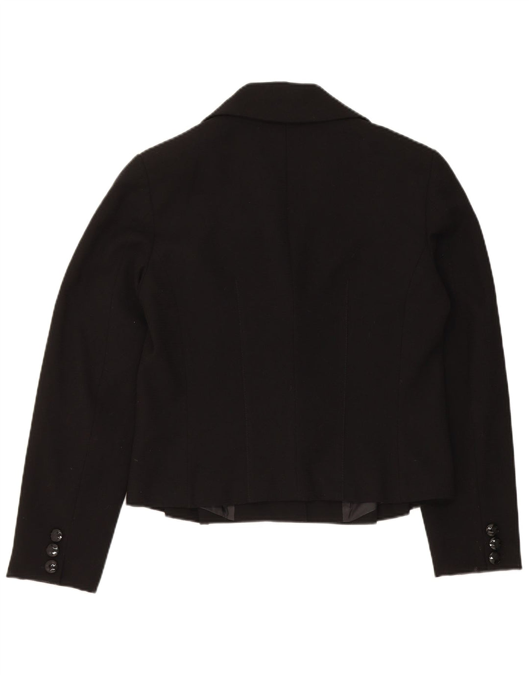 Chaqueta Blazer de 3 Botones para Mujer Trussardi IT 48 XL Poliéster Negro