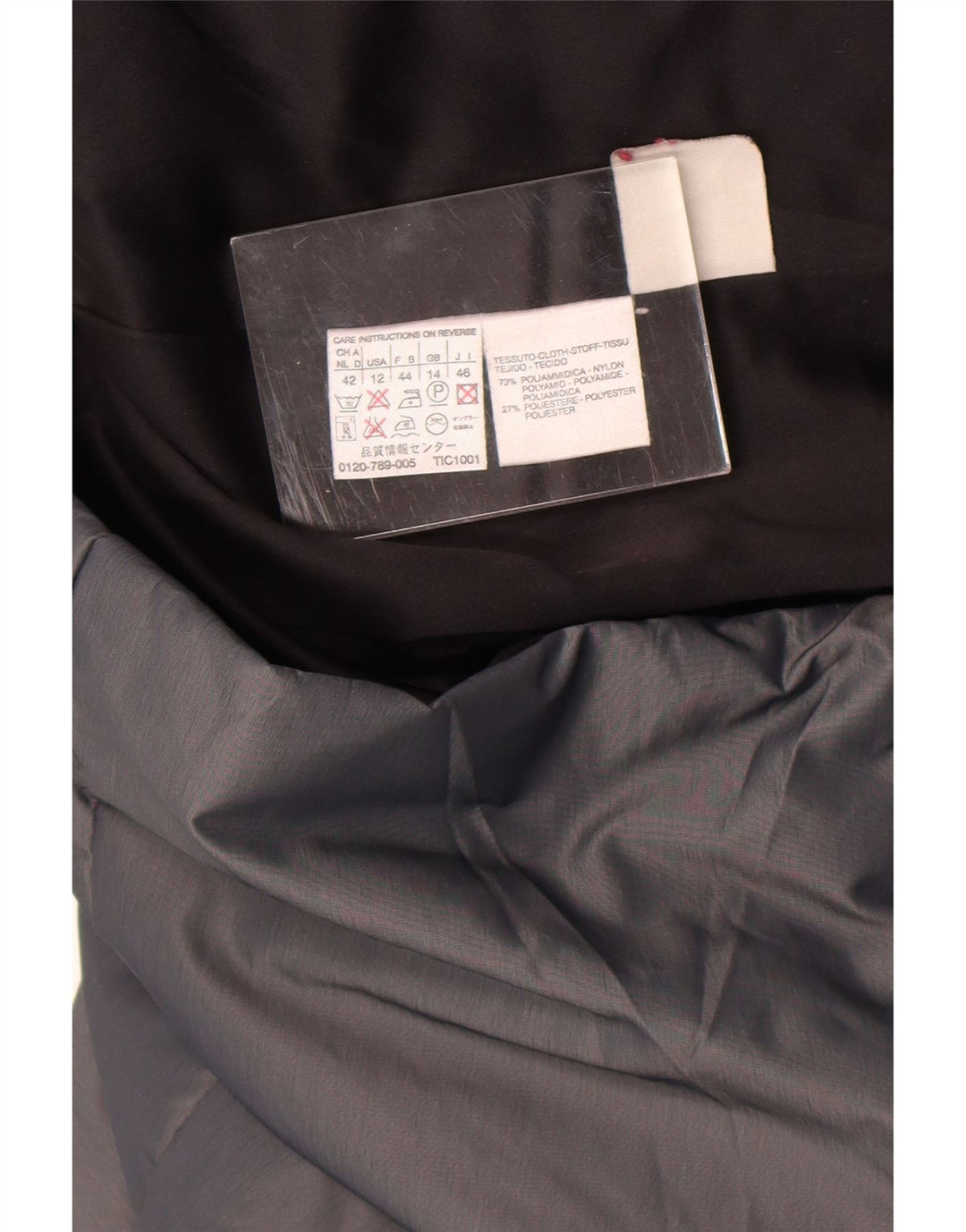 Max Mara Chaqueta cortavientos para mujer Reino Unido 44 Grande Nylon gris