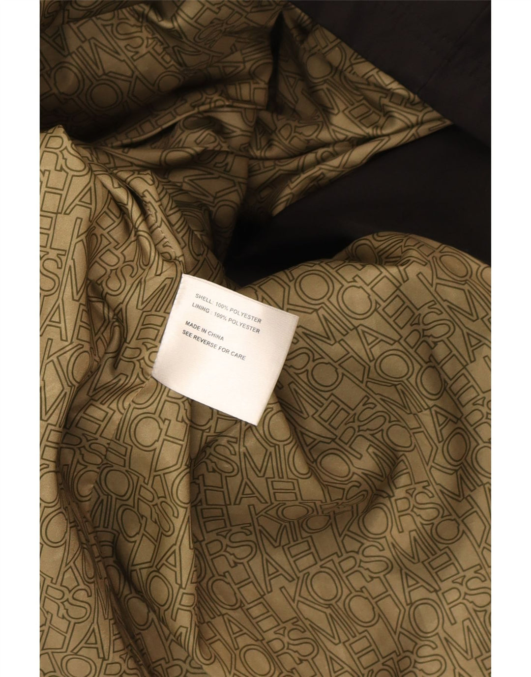 Michael Kors Chaqueta utilitaria con capucha para mujer UK 40 XL Poliéster negro
