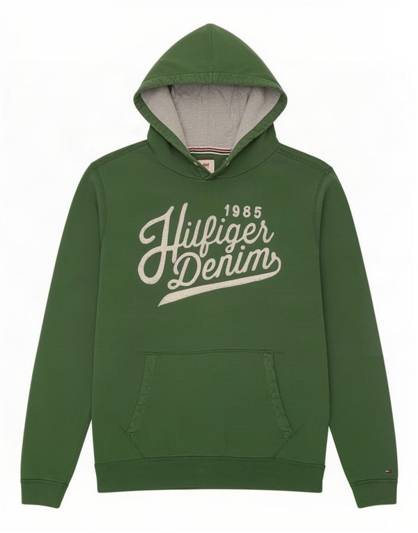 Tommy Hilfiger Jersey con capucha gráfico para hombre 2XL Algodón verde