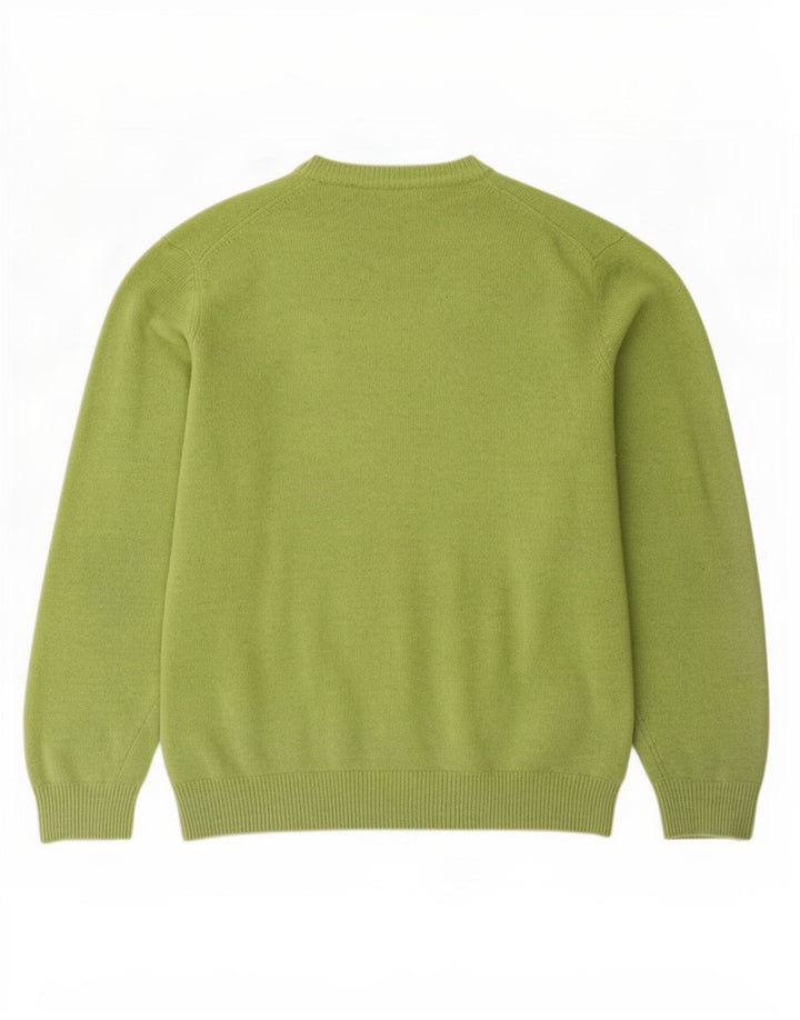 Marlboro Classics - Jersey con cuello en V para hombre, talla 2XL, lana verde
