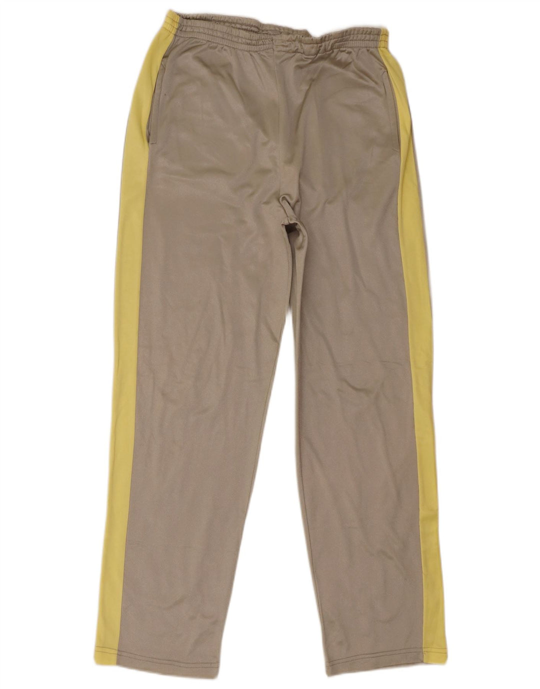 Pantalones de chándal vintage para hombre IT 50 Large Grey Colourblock