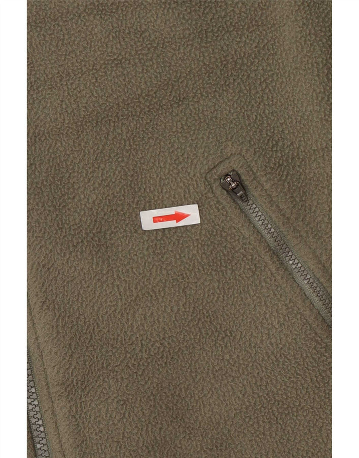 Berghaus Chaleco polar para mujer UK 44 Poliéster caqui mediano