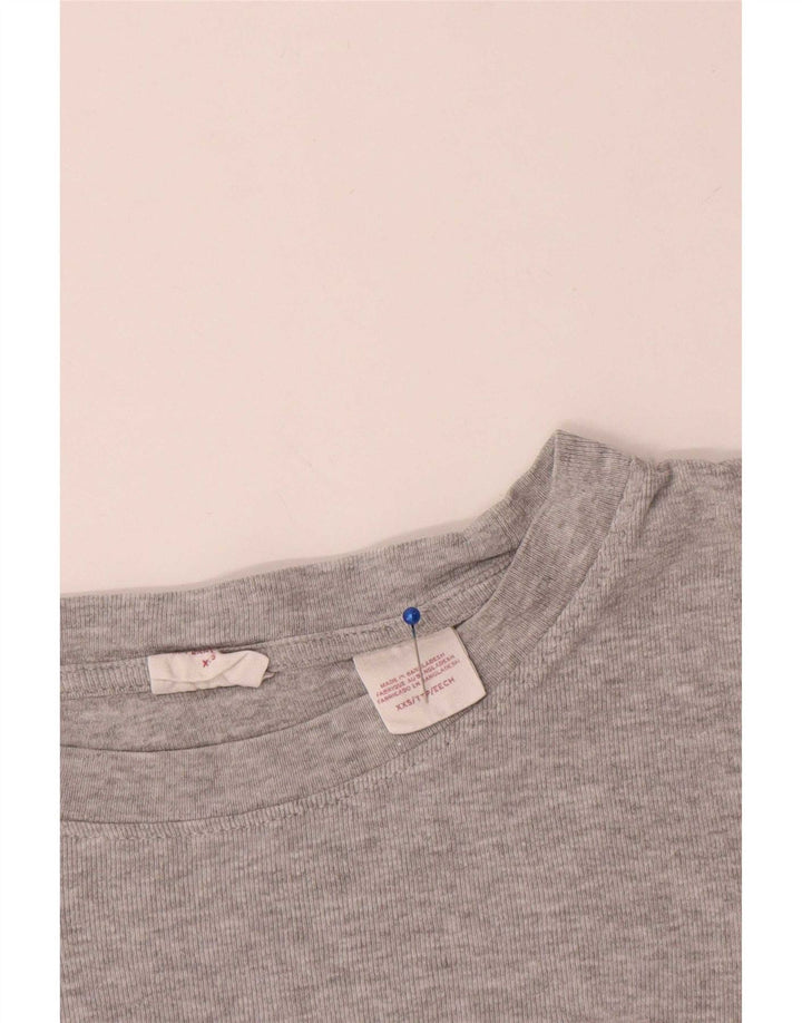 Levi's Top Mujer Manga Larga UK 2 2XS Algodón Gris