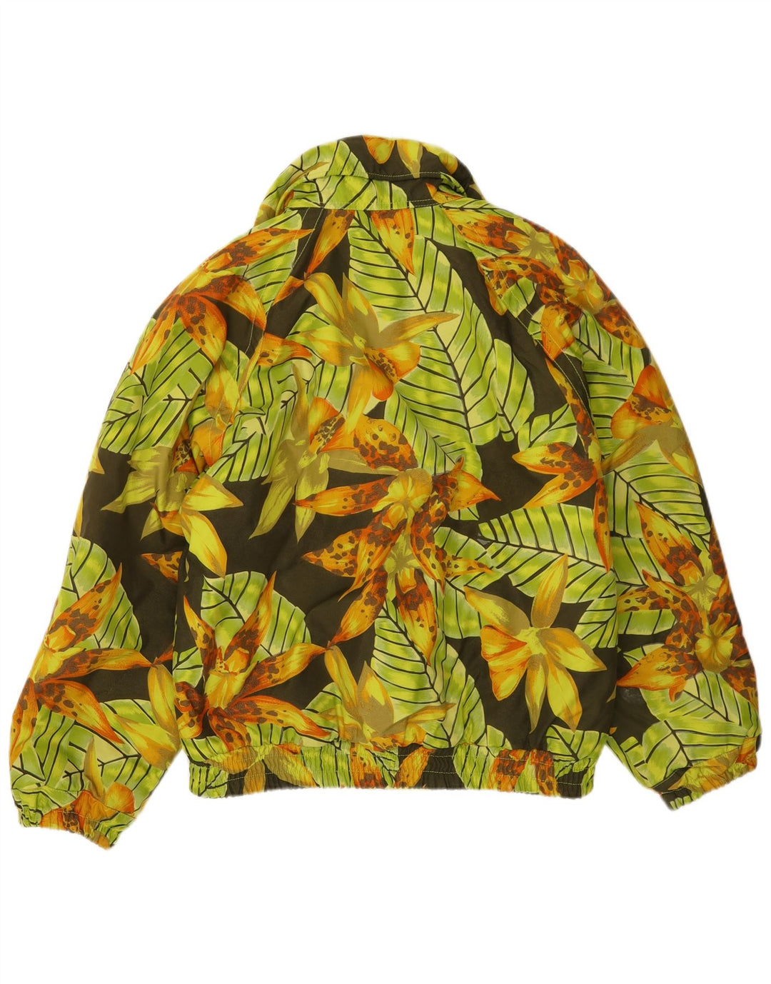 BELFE & BELFE Chaqueta cortavientos para mujer IT 42 Verde medio Floral