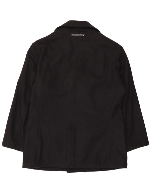 Marlboro Classics Chaquetón para hombre EU 48 Lana negra mediana