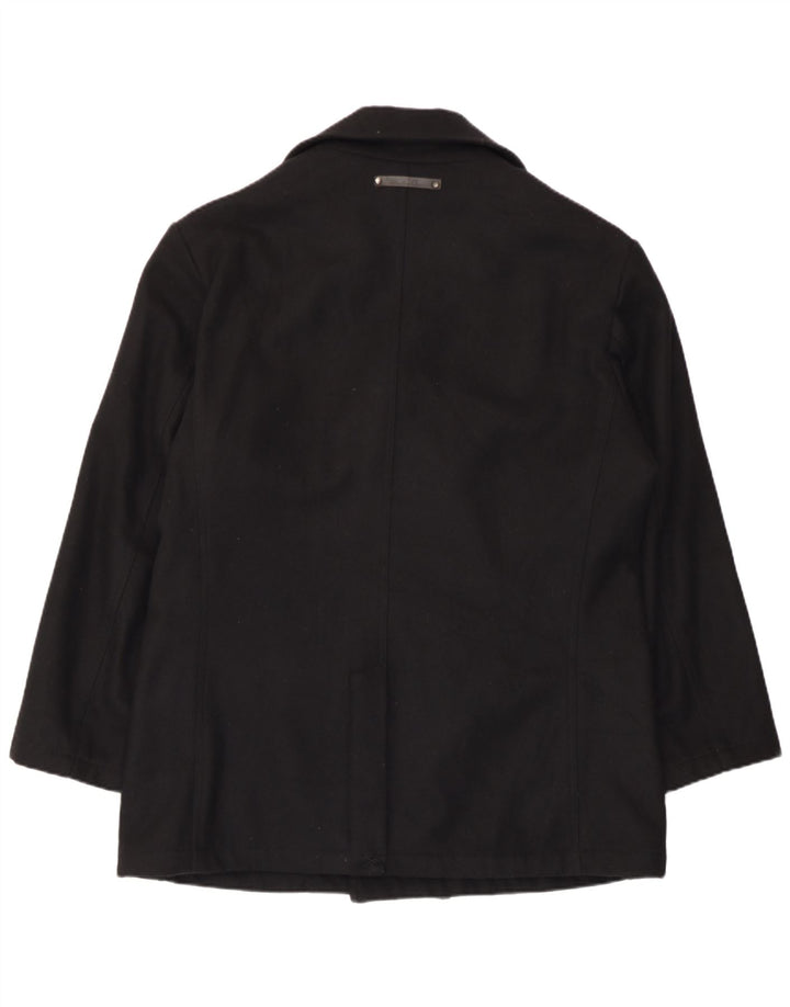 Marlboro Classics Chaquetón para hombre EU 48 Lana negra mediana