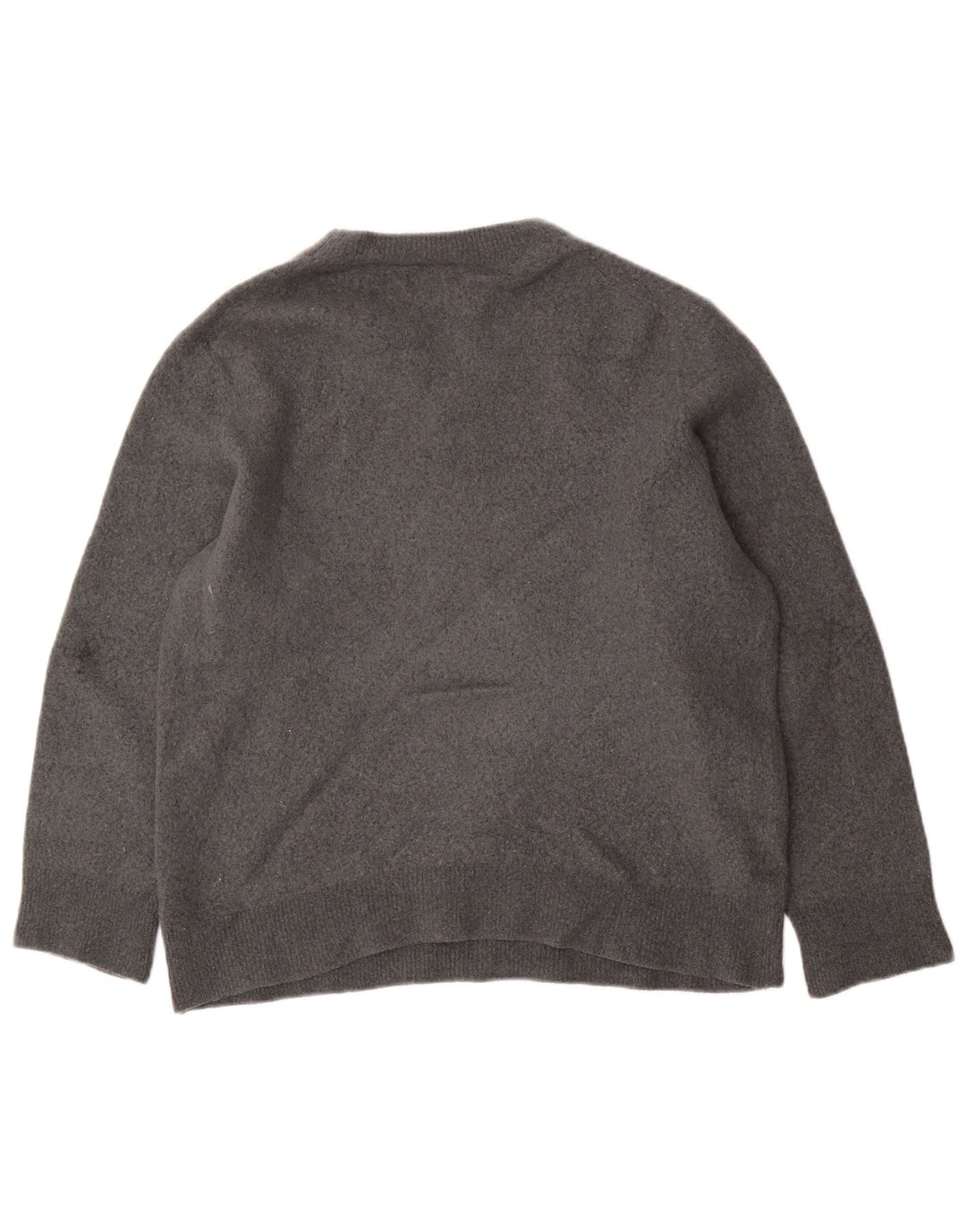 Cos Suéter tipo jersey con cuello redondo y ajuste relajado para mujer UK 44 Gris medio