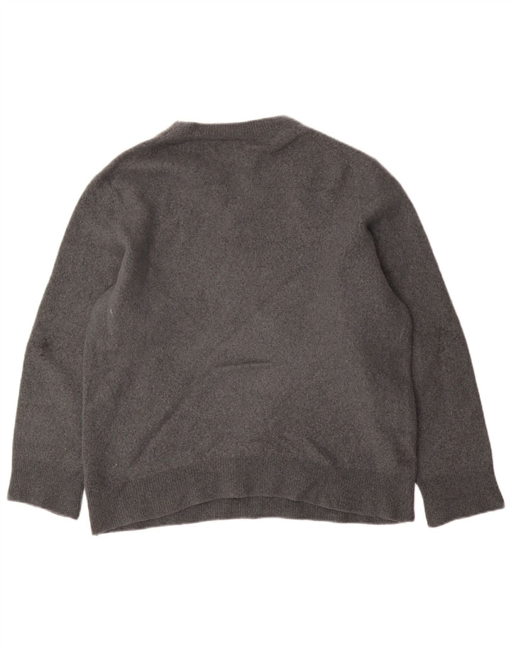 Cos Suéter tipo jersey con cuello redondo y ajuste relajado para mujer UK 44 Gris medio