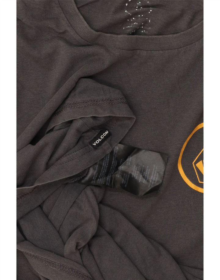 Camiseta Volcom Hombre Top Gris Medio Algodón