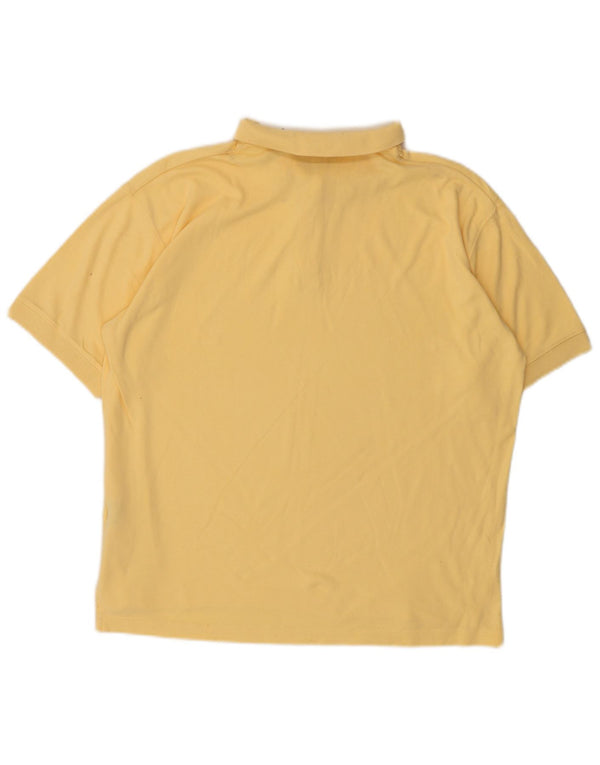 EDDIE BAUER Polo para mujer UK 40 Grande Algodón amarillo