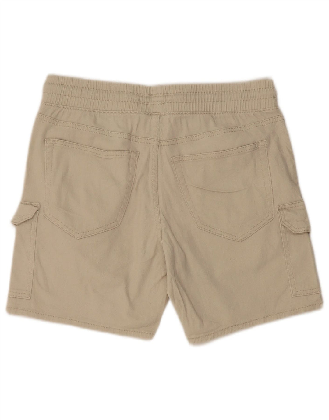IZOD Pantalones cortos cargo ajustados para hombre pequeño W29 algodón beige