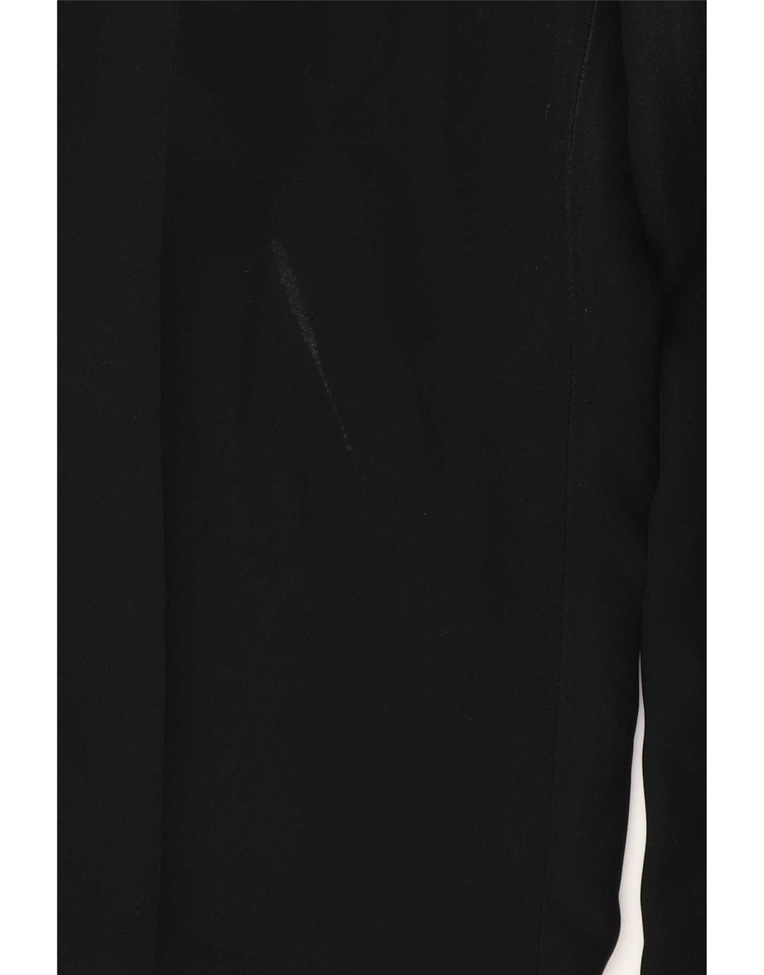 Zara Mujer Pantalón Casual Recto EU 40 Medium W30 L35 Poliéster Negro