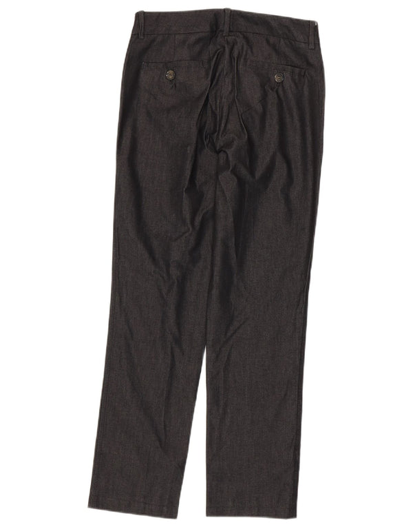 Max Mara Pantalones Casuales Rectos de Fin de Semana para Mujer UK 8 Small W28 L28 Gris