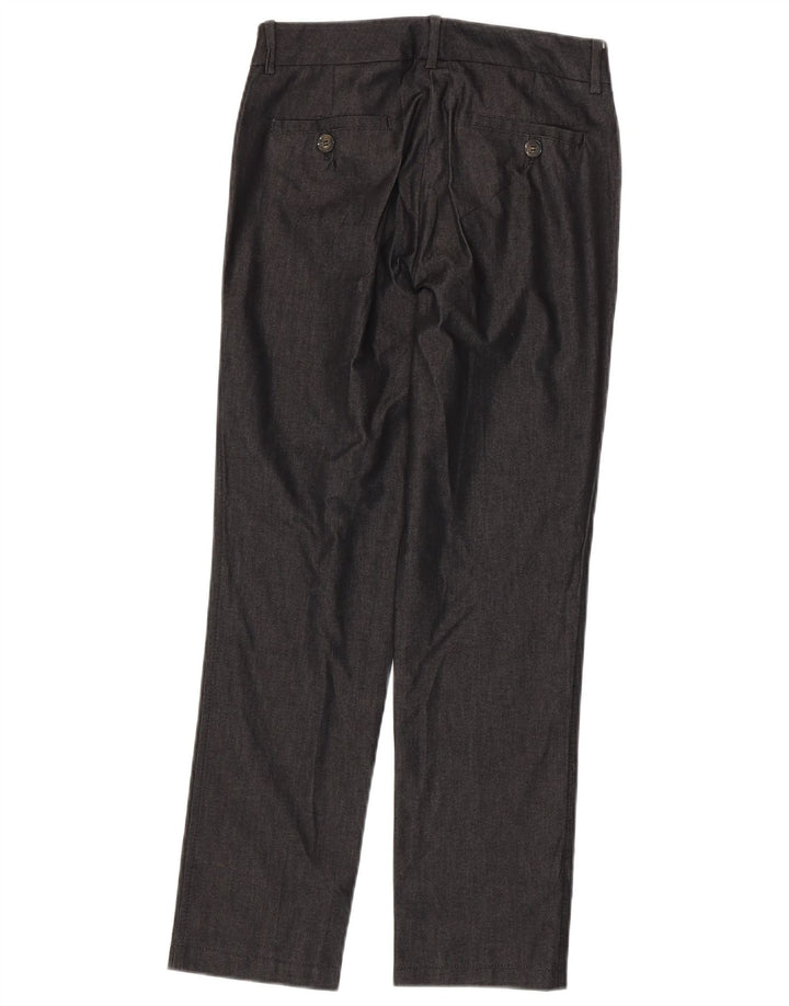 Max Mara Pantalones Casuales Rectos de Fin de Semana para Mujer UK 8 Small W28 L28 Gris