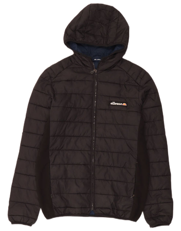 Chaqueta acolchada con capucha para hombre Ellesse UK 36 Small Nylon negro
