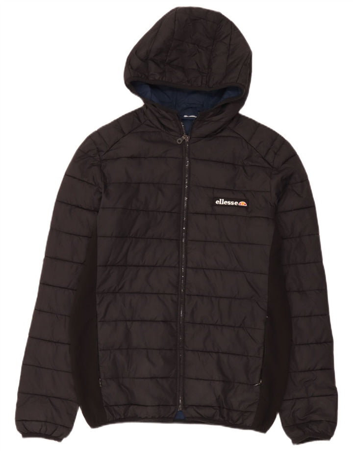 Chaqueta acolchada con capucha para hombre Ellesse UK 36 Small Nylon negro