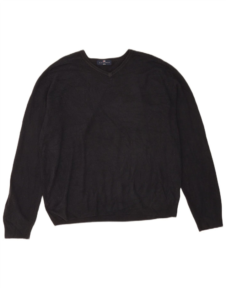 Marks & Spencer Suéter Azul Marino con Cuello en V para Hombre Acrílico Azul Marino Grande