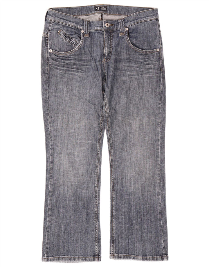 Jeans Armani Mujer Rectos W28 L26 Algodón Azul