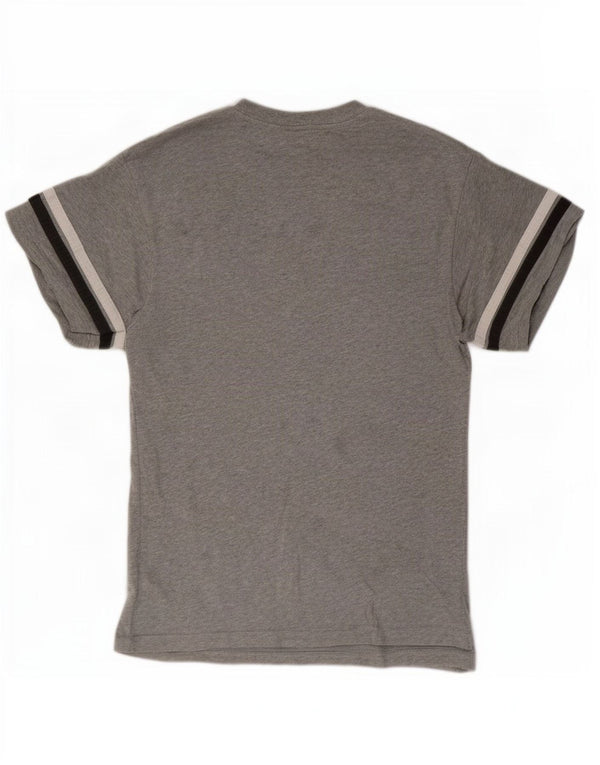 Nike Camiseta gráfica para hombre Top pequeño de algodón a rayas grises