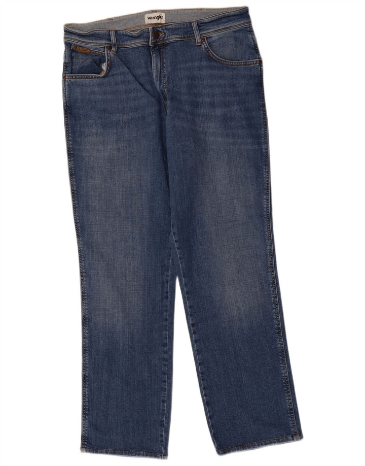 WRANGLER Vaqueros rectos Texas para hombre W36 L32 Algodón azul
