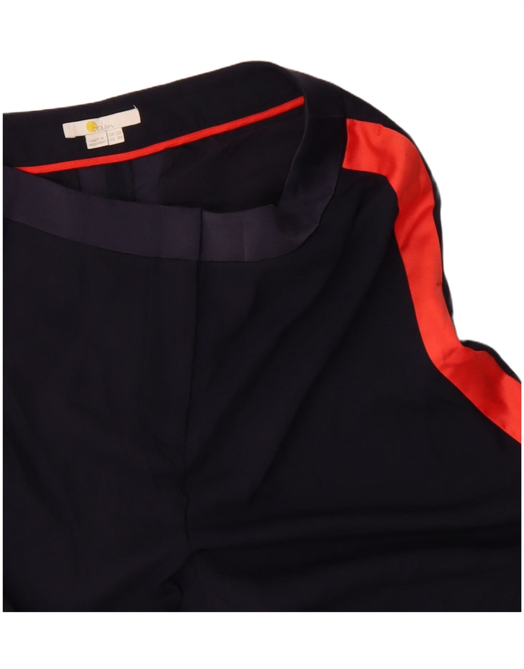 Pantalones informales para mujer Boden UK 40 Medium W32 L26 Azul marino Colorblock