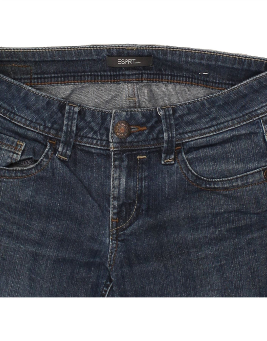 ESPRIT Womens Capri Jeans W30 L20 Navy Blue Cotton Vintage Esprit and Second-Hand Esprit from Messina Hembry 