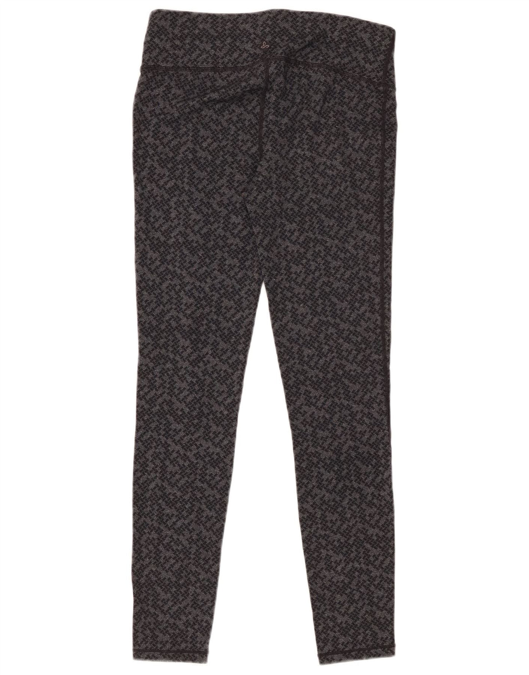PRANA Leggings para mujer UK 8 Small Gris Geométrico Nylon