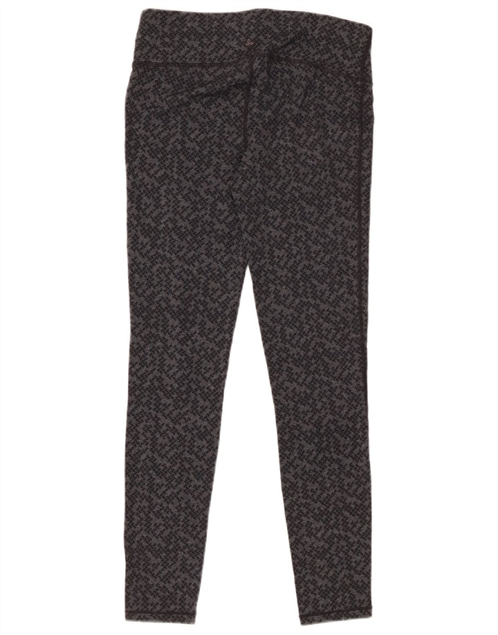 PRANA Leggings para mujer UK 8 Small Gris Geométrico Nylon