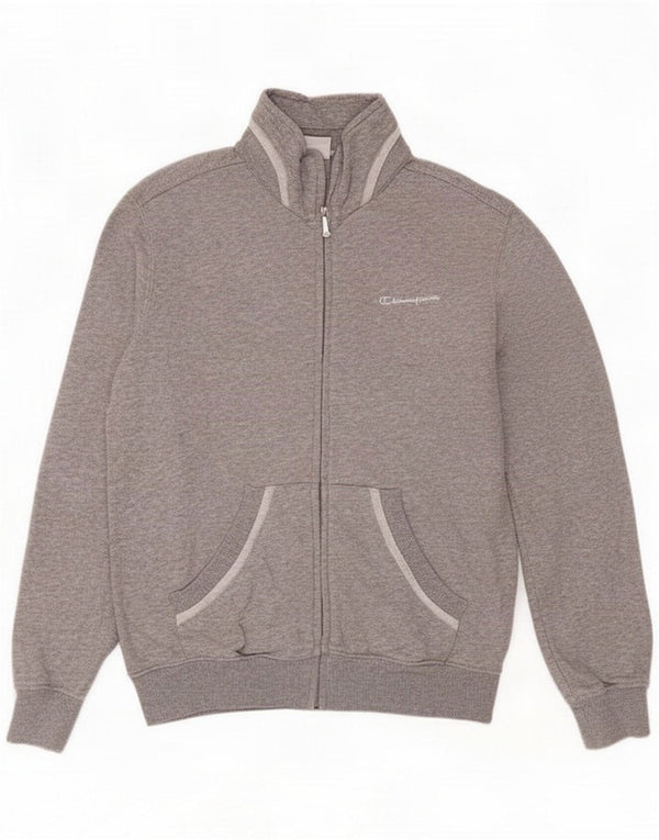Chaqueta de chándal para mujer Champion UK 40 Pequeña de algodón moteado gris