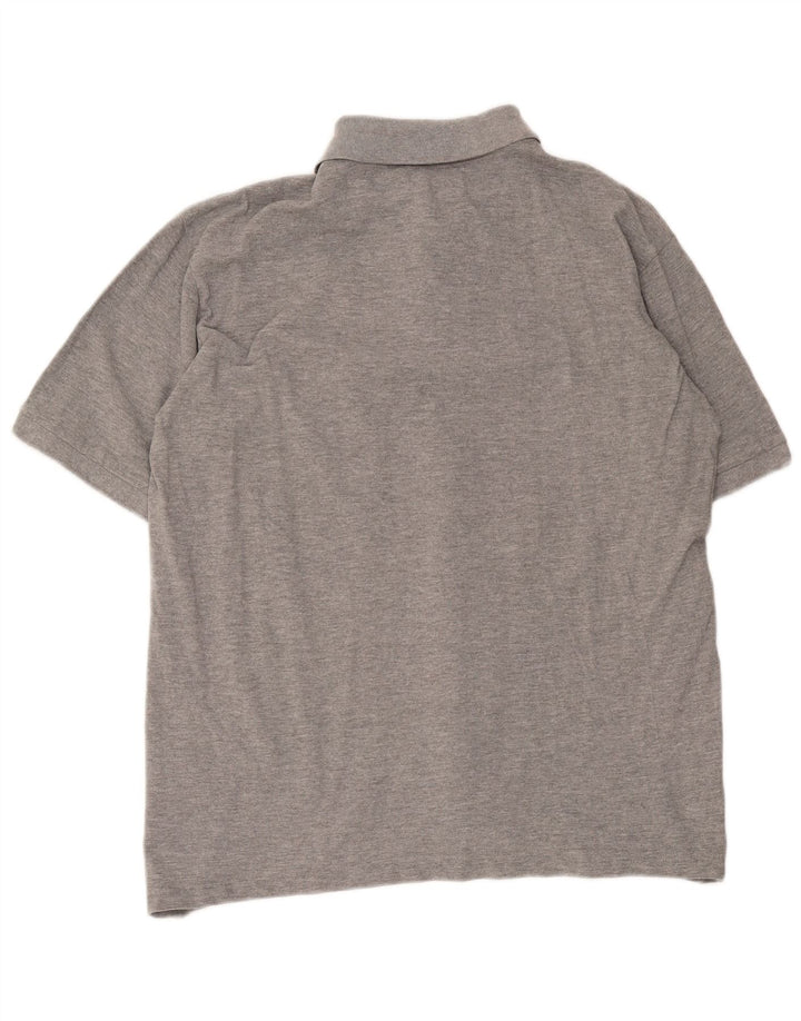 Kappa Polo Hombre XL Algodón Moteado Gris
