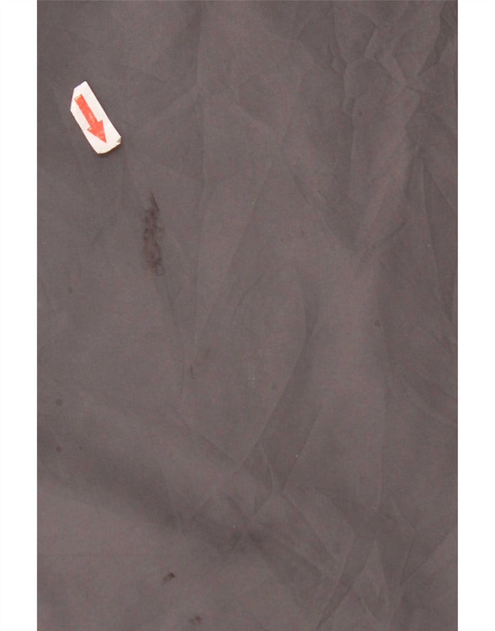 Champion Chaqueta impermeable con capucha gráfica para hombre UK 42 XL Poliéster gris