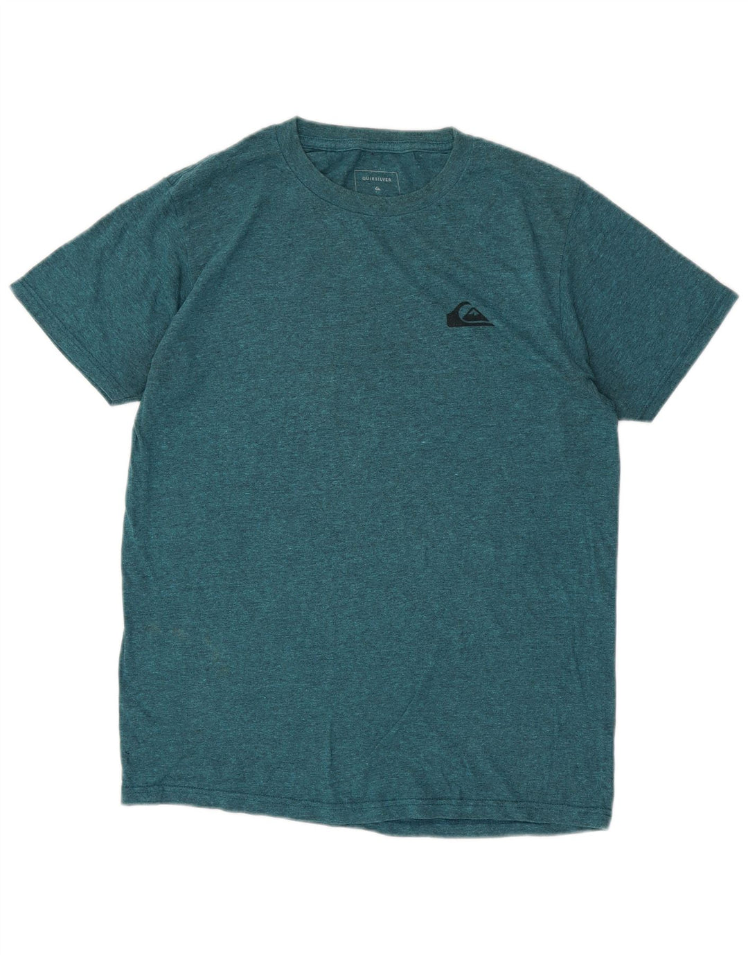 Quiksilver Hombre Regular Fit Camiseta Top Algodón Azul Medio