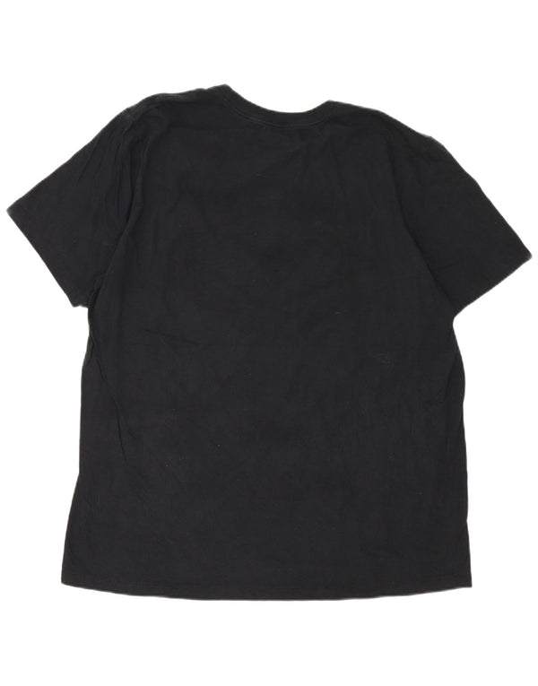 Nike Camiseta gráfica para hombre Top XL Algodón negro