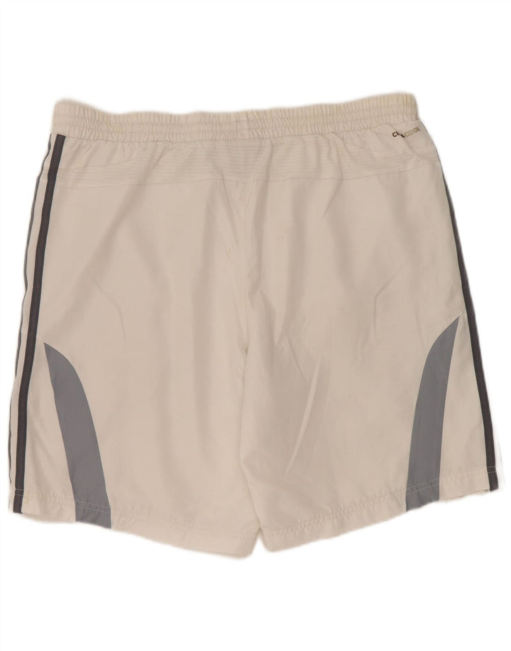 ADIDAS Mens Clima 365 Sport Shorts Medio Blanco Colorblock Poliéster