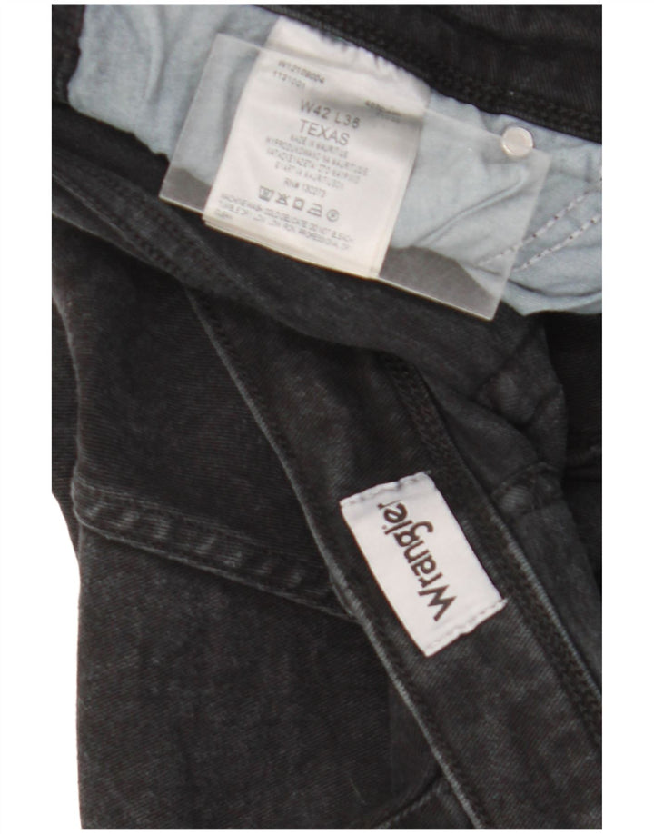 Wrangler Vaqueros Rectos Texas Para Hombre W42 L36 Negro