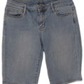 CALVIN KLEIN Shorts vaqueros para mujer W26 Small Blue Cotton