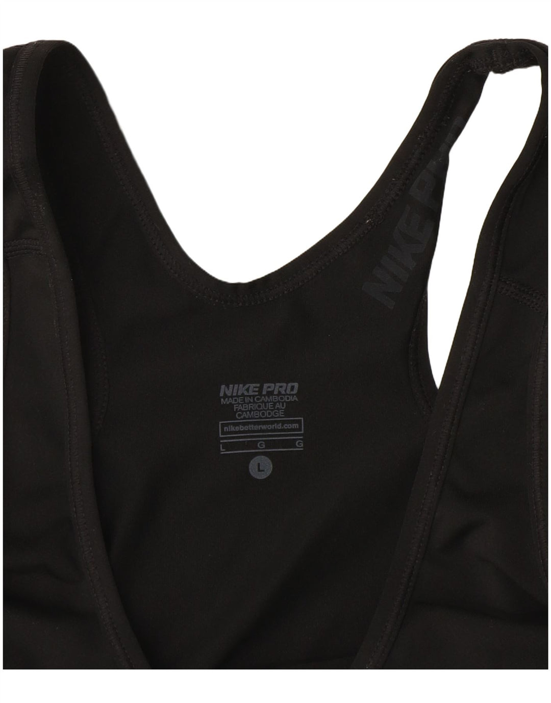 Nike Dri Fit Graphic - Camiseta sin mangas para mujer, talla 40, color negro