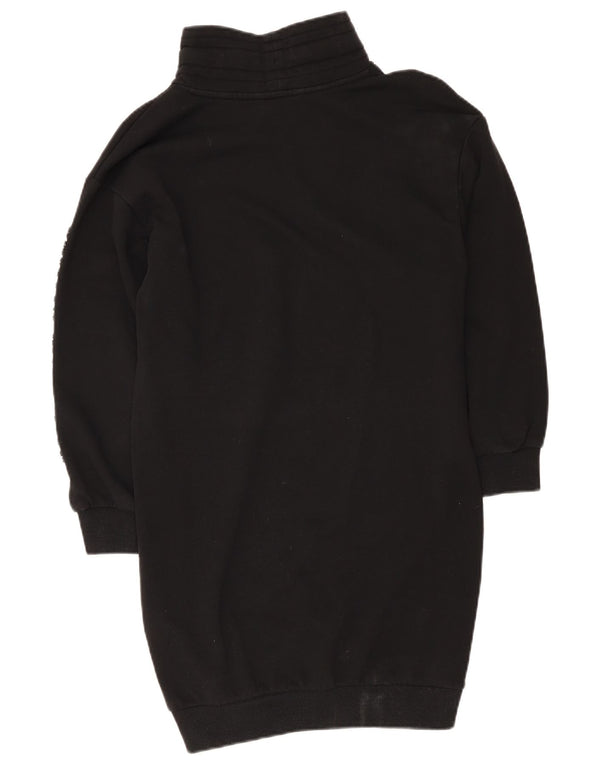 Armani Exchange Vestido tipo jersey de gran tamaño para mujer UK 6 XS Negro