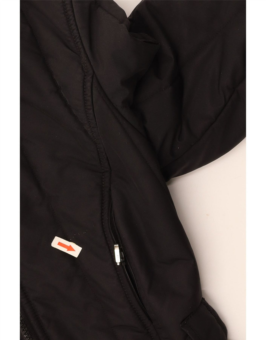 REFRIGIWEAR Chaqueta Acolchada Corta para Mujer UK 10 Small Poliamida Negra