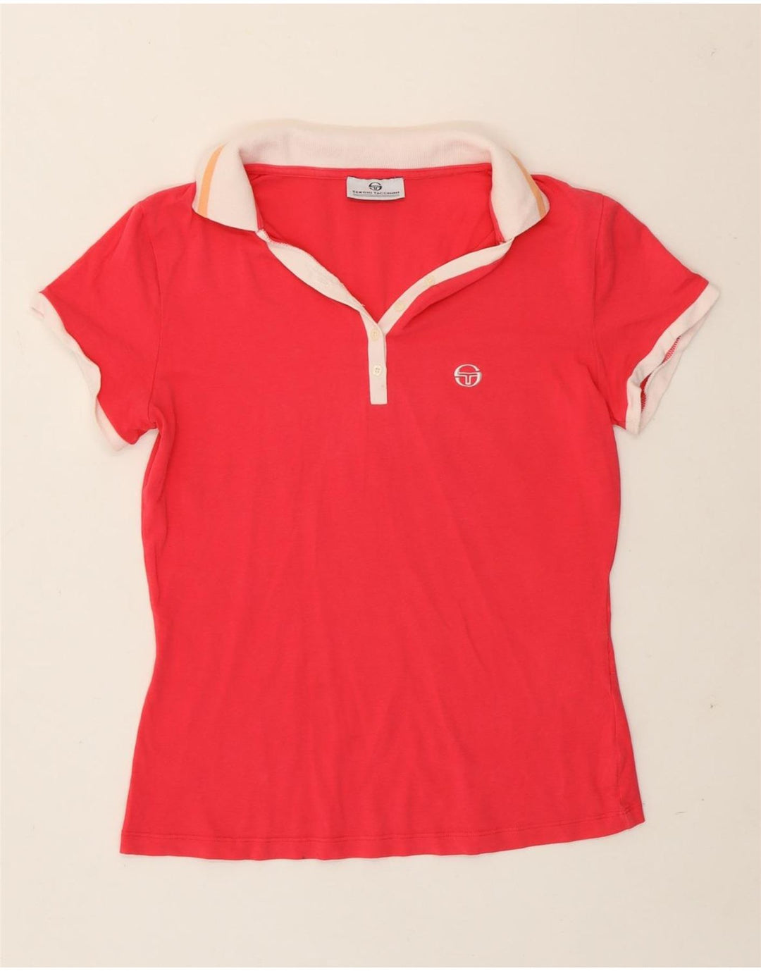 Polo Sergio Tacchini Mujer IT 44 Algodón Rosa Medio