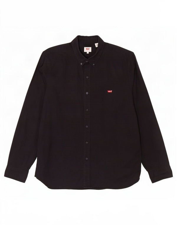Camisa Levi's Hombre XL Algodón Negro