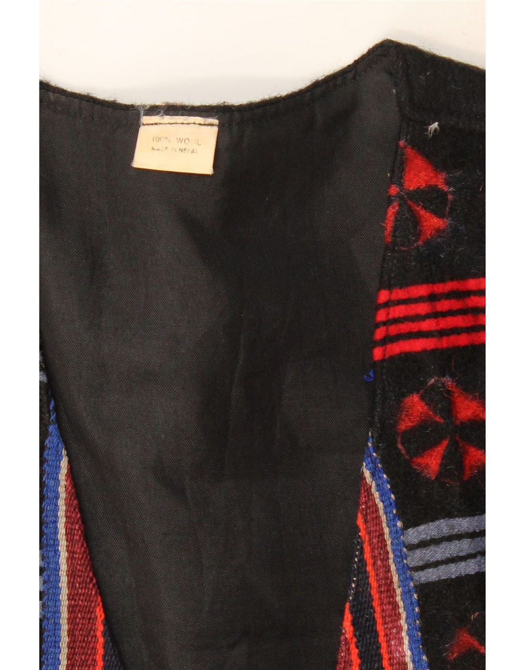 VINTAGE Chaleco para hombre Lana mediana multicolor Fair Isle