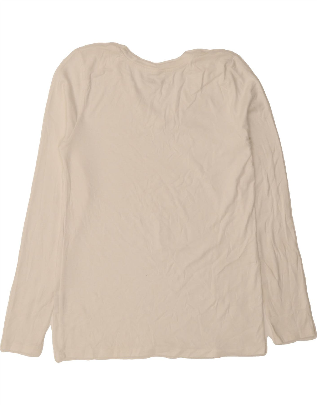 EDDIE BAUER Womens Seattle Top Long Sleeve UK 14 Large White Cotton Vintage Eddie Bauer and Second-Hand Eddie Bauer from Messina Hembry 